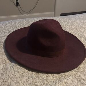 Lucky Brand Deep Red Hat
